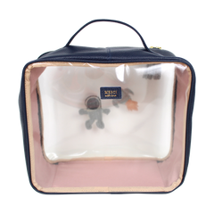 Necessaire Crystal G Astronauta em Couro Personalizada