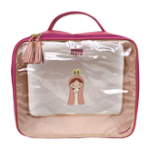 Necessaire Crystal G Nossa Senhora em Couro e Vinil Personalizado