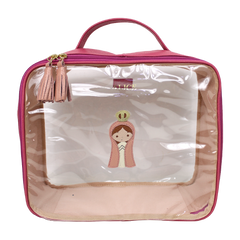 Necessaire Crystal G Nossa Senhora em Couro e Vinil Personalizado