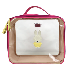 Necessaire Crystal G Petit Lapin em Couro e Vinil Personalizado