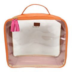 Necessaire Crystal G em Couro e Vinil Personalizado