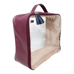 Necessaire Crystal GG em Couro e Vinil Personalizado