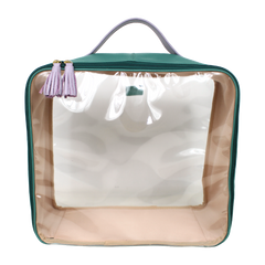 Necessaire Crystal GG em Couro e Vinil Personalizado