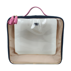 Necessaire Crystal GG em Couro e Vinil Personalizado