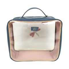 Necessaire Crystal G Libélula em Couro e Vinil Personalizado