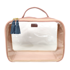 Necessaire Crystal M em Couro e Vinil Personalizado