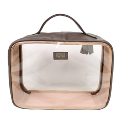 Necessaire Crystal M em Couro e Vinil Personalizado