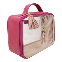 Necessaire Crystal M Nossa Senhora em Couro e Vinil Personalizado