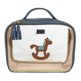 Necessaire Crystal M Little Horse em Couro e Vinil Personalizado