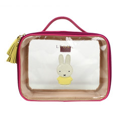 Necessaire Crystal M Petit Lapin em Couro e Vinil Personalizado