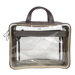 Necessaire Crystal Max em Couro e Vinil Personalizada