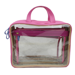 Necessaire Crystal Max em Couro e Vinil Personalizada