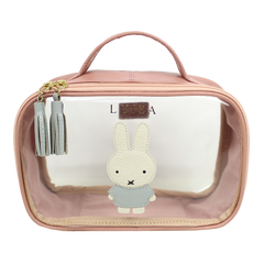 Necessaire Crystal P Petit Lapin em Couro e Vinil Personalizado