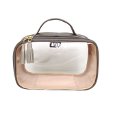 Necessaire Crystal P em Couro e Vinil Personalizado