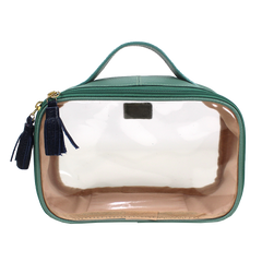 Necessaire Crystal P em Couro e Vinil Personalizado