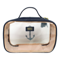 Necessaire Crystal P Marinheiro em Couro e Vinil Personalizado