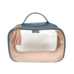 Necessaire Crystal P em Couro e Vinil Personalizado