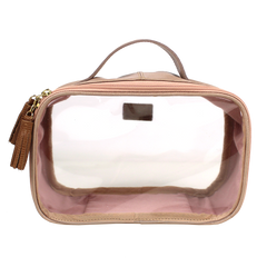 Necessaire Crystal P em Couro e Vinil Personalizado