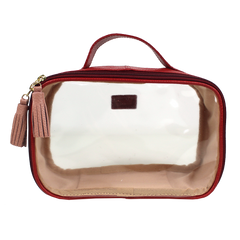 Necessaire Crystal P em Couro e Vinil Personalizado