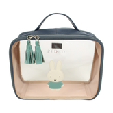 Necessaire Crystal M Petit Lapin em Couro e Vinil Personalizado