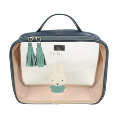 Necessaire Crystal M Petit Lapin em Couro e Vinil Personalizado