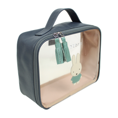 Necessaire Crystal M Petit Lapin em Couro e Vinil Personalizado