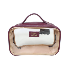 Necessaire Crystal PP em Couro e Vinil Personalizado