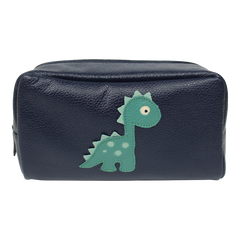 Necessaire Little Dino G em Couro Personalizado