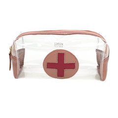 Necessaire Farmacinha M em Couro Personalizado