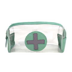 Necessaire Farmacinha M em Couro Personalizado