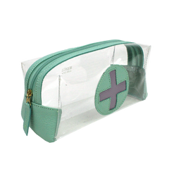 Necessaire Farmacinha M em Couro Personalizado