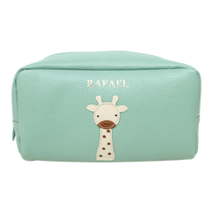 Necessaire Girafinha Masculino G em Couro Personalizado