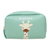 Necessaire Girafinha Masculino P em Couro Personalizado