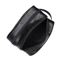 Necessaire Masculina Hugo Preto Liso Pronta Entrega