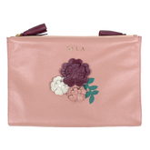 Necessaire Limpo/Usado Le Jardin em Couro Personalizada