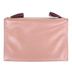 Necessaire Limpo/Usado Le Jardin em Couro Personalizada