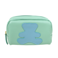 Necessaire P Little Bear Menta Liso com Aqua Liso Pronta Entrega