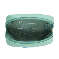 Necessaire P Little Bear Menta Liso com Aqua Liso Pronta Entrega