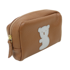 Necessaire P Little Koala Caramelo Liso Pronta Entrega