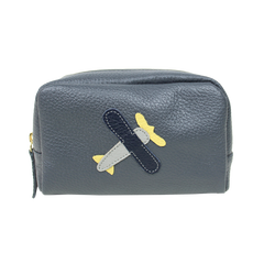 Necessaire Little Plane P em Couro Personalizado