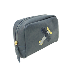 Necessaire Little Plane P em Couro Personalizado