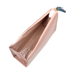 Necessaire Louise M Algodão Doce Liso com Oceano Liso Pronta Entrega