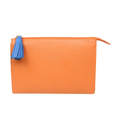 Necessaire Louise M Tangerina Liso com Beach Pronta Entrega