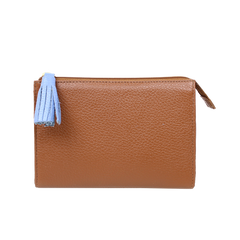 Necessaire Louise P Caramelo Liso com Sky Pronta Entrega