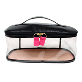 Necessaire Aurora Crystal G em Couro e Vinil Personalizado