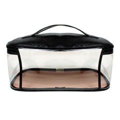 Necessaire Aurora Crystal G em Couro e Vinil Personalizado