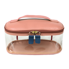 Necessaire Aurora Crystal M em Couro e Vinil Personalizado