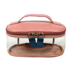 Necessaire Aurora Crystal P em Couro e Vinil Personalizado