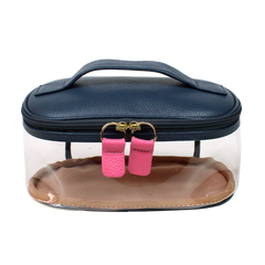 Necessaire Aurora Crystal P em Couro e Vinil Personalizado