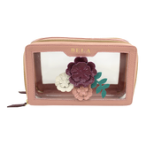 Necessaire Mini Crystal Le Jardin em Couro Personalizada